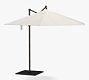 10' Round Cantilever Outdoor Patio Umbrella - Rustproof Aluminium Frame with Base
