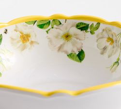 Monique Lhuillier Riviera Floral Melamine Cereal Bowls - Set of 4