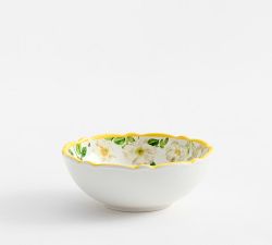 Monique Lhuillier Riviera Floral Melamine Cereal Bowls - Set of 4