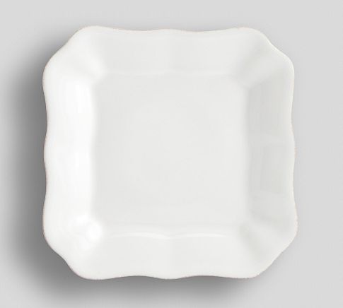 Cambria Stoneware Appetizer Plates, Set of 4 - Stone