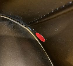 Open Box: Baldwin Leather Swivel Chair - Burnished Bourbon