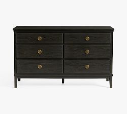 Open Box: Carolina 6-Drawer Dresser (60") - Dusty Charcoal