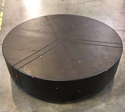 Open Box: Evren Round Coffee Table (54.5") - Dark Espresso
