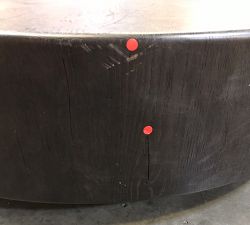 Open Box: Evren Round Coffee Table (54.5") - Dark Espresso