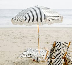 St. Tropez Premium Fringed Beach Umbrella