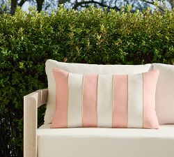 Cynthia Rowley Striped Lumbar Outdoor Pillow
