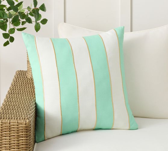 Cynthia Rowley Striped Outdoor Pillow