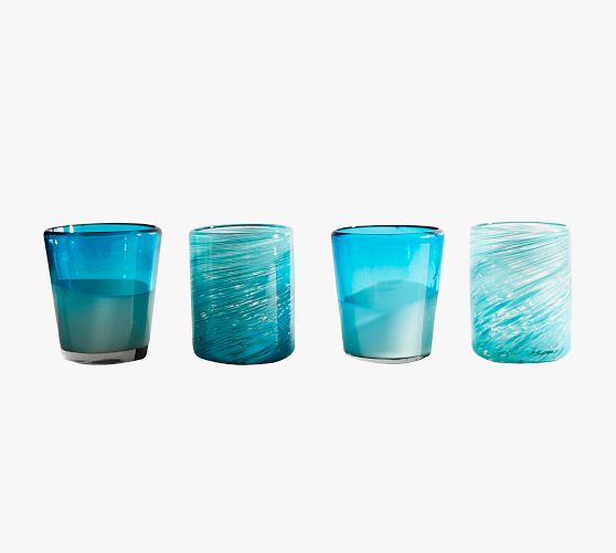 Azul Recycled Tumblers - Mixed Set of 4