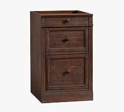 Open Box: Livingston Modular 2-Drawer Lateral File Cabinet (17.5") - Brown Wash