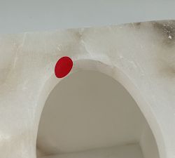 Open Box: Alabaster Tissue Box Cover - White