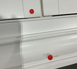 Open Box: Aubrey Modular Home Office Storage Cabinet Hutch (36"W x 53"H) - Dutch White