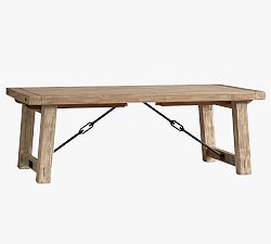 Open Box: Benchwright Extendable Dining Table (86"-122", Seats 6-8) - Seadrift