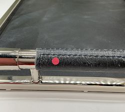 Open Box: Brandon Maxwell Ludlow Tray - Nickel, Navy