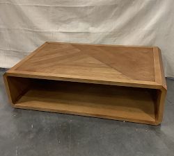 Open Box: Camden Rectangular Coffee Table (55") - Natural Ash