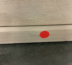 Open Box: Cayman Nightstand without Glass Top (27") - Biscotti