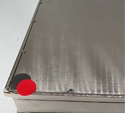 Open Box: Daphne Tray, Rectangle - Silver