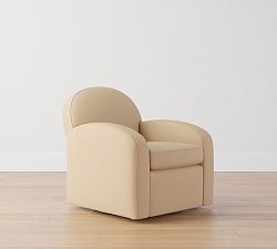 Open Box: Farmhouse Swivel Chair - Performance Everydayvelvet™ Camel