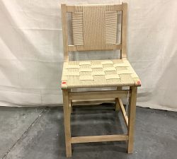 Open Box: Fenton Woven Counter Stool (25") -  Seadrift