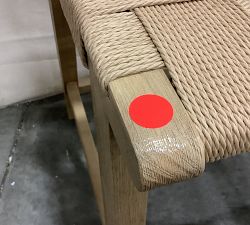 Open Box: Fenton Woven Counter Stool (25") -  Seadrift