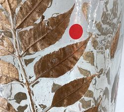 Open Box: Linden Botanical Hurricane Candle Holder, Large (11.25"H)