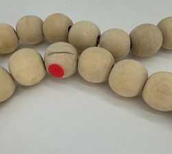 Open Box: Mango Wood Contentment Beads - Ivory