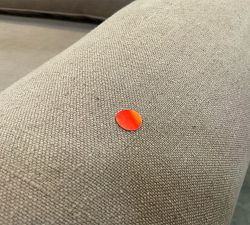 Open Box: PB Comfort Roll Arm Grand Sofa (92"), 2X1, Memory Foam Cushions - Performance Rustic Linen Walnut