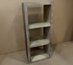 Open Box: Reed Cubby Bench (43") - Antique Umber