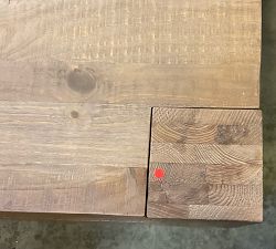 Open Box: Rockport Square Reclaimed Wood Coffee Table (44") - Cocoa Brown