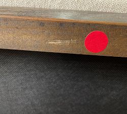 Open Box: Skylar Counter Stoo (26") - Rustic Linen Parchment/Nubuck Chocolate, Vintage Amber