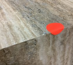 Open Box: Sorrento Square Bunching Coffee Table (22") - Travertine