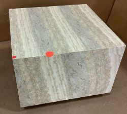 Open Box: Sorrento Square Bunching Coffee Table (22") - Travertine