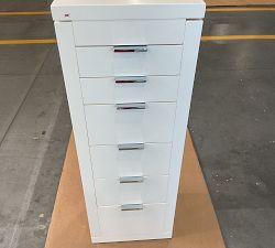 Open Box: Stella Standing Jewelry Organizer - Dutch White