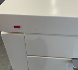 Open Box: Stella Standing Jewelry Organizer - Dutch White