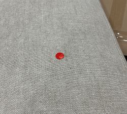 Open Box: Westwood Square Arm Deep Seat Left Armchair - Performance Rustic Linen Parchment