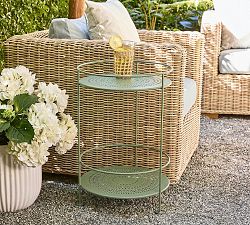 Fermob Metal Round Guinguette Outdoor Side Table (16")