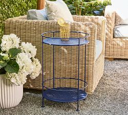 Fermob Metal Round Guinguette Outdoor Side Table (16")
