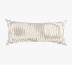 Open Box: Antolin Striped Lumbar Pillow (16" x 36") - Natural Stripe