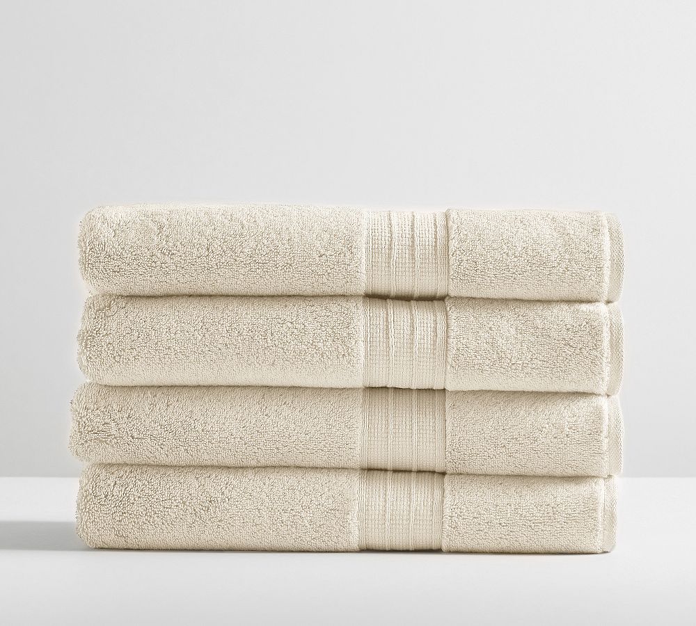Hydrocotton Towel Bundles - Heathered Oatmeal, Set of 4