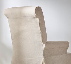 PB Comfort Roll Slipcovered Dining Armchair