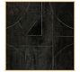 Noir Grid Framed Canvas