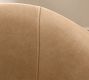 Baldwin Leather Swivel Stool