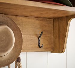 Heritage Farmhouse Entryway Wall Shelf