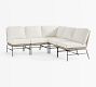 Tulum Wicker 5-Piece Armless L-Shaped Outdoor Sectional (96")