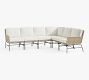 Tulum Wicker 6-Piece L-Shaped Outdoor Sectional (128")