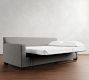 York Square Arm Deep Seat Side Sleeper Sofa (95")