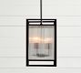 Atherton Outdoor Ribbed Glass Pendant (10")