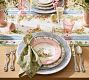 Botanical Bunny Stoneware Salad Plates - Mixed Set of 4