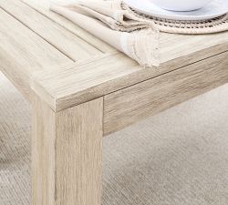Indio Eucalyptus Extendable Outdoor Dining Table (61"-86")