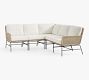 Tulum Wicker 5-Piece L-Shaped Outdoor Sectional (96")