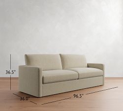Westwood Slim Arm Sofa (61"&ndash;121")